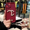 Promax Designer Telefon 15 fall Letters Flash Diamond Fashion Women iPhone fodral 12/11 TIDE XS/XR Mjuk gummi Fallproof TX818