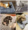 Cat Beds Furniture Pet Mat Flannel Dog Bed Winter Thicken Warm House Blanket Puppy Sleeping Cover Towel Cushion For Small Medium1938536