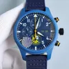 Chronother Chronother Menwatch IWC Watch Menwatch cher sur toutes les fonctions de haute qualité mécanique Uhren Super Lumineuse Watchmen en céramique Montre Pilot Luxe Yeki