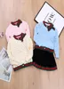 Kinderen trui outfits shirt rok gebreide draag babymeisjes kleren set pak voor meisjes herfst lente kinderen katoen 2 pc's kleding5304487