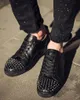 أحذية غير رسمية شهيرة الرجال نساء F.A.V Fique a Vontade Flat Sneakers Italy Vintage Spikes مرنة المصمم الجلدي الحرم الجامعي الترفيه