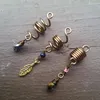 Clip per capelli Boho Dread Perle Accessori in ottone offuscati Colori per le maniche Dreadlock