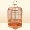 대형 45cm 직경 Myna 조각 된 용 큰 아구창 새장 BAMBOO3185566