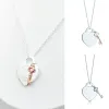 Pendant Necklaces Heart and Key Necklace for Women 1 925 Silver Sterling Luxury Jewelry Gifts Co DropMK70 MK70