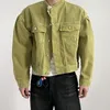 Printemps veste en jean courte hommes coupe ajustée mode décontracté poche vestes hommes Streetwear coréen Hip hop Bomber 231222