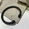 Luxe designer armband Twist Wave Line Unisex Silver Fashion Bracelet Fine Line Special Design sieraden Uitstekende kwaliteit