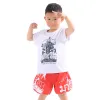 BAMBINI SANDA UNIFIFICA MMA Shorts combattono Wushu Sanda Suit for Kids Thai Shirt Training Competition Muay Thai Boxing Shorts Trunks