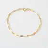 14K Guldfylld kedjearmband Handgjorda Boho Charms Armband Vintage Anklets för brudtärna Gift Kvinnor smycken261i