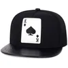 Caps de bola Hip Hop Baseball Cap Poker Borderyer Chapéu personalizado Homens de algodão Snapback Chapéus ao ar livre Caps Sun Hats J231223