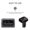 Bluetooth Car Kit Hands Wireless Fast Charger FM Transmitter LCD MP3プレーヤーUSB 2.1AアクセサリーOレシーバードロップ配信自動車DHDA5