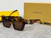 Lunettes de soleil masculines Designer LOEWF Lunettes de plaque de cadre carré pour femmes