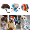 Hundebekleidung Coodie Xmas Kleidung liefert Tierkostüm -Perücke Katzenzubehör Cap Hut