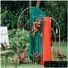 Party Decoration Wrought Iron Sn Arch Pipe N-Shaped Flower Stands Metal Props Backdrop Artificial Decorations Drop Delivery Home Garde Dh4Tp