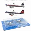 Elektrische/RC auto 1 400 Japans DC-4 vliegtuigmodel N88844 JA6001 Legering eindproduct modelL231223