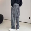 Herenbroek 2023 Fashion Men Stripe losse casual harem streetwear brede pijbroek voor man vintage hiphoppant mannetje