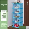 Storage Holders Racks Vertical Shoe Rack Removable Organizer Shelf Living Room Corner Cabinet Home Furniture Shoes For Closet Y200 Dhrdl