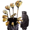 Ensemble de pratiques de golf masculin en alliage New Titanium, ensemble complet de clubs de conducteur de haute qualité "