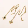 Luxury Charm Pendant Neckor Classic Brand Logo Designer vill se Box Boutique Womens Jewelry Romantic Love Style Par Gift Necklace