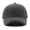 Capes à balle automne / hip Hip Hop Lamb Wool Hat Baseball Fashion Fashion Snapback Snapback Mentes Mentes Unisexe