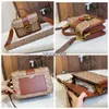 Genuine Leather Women's 2023 New Cross body Wine God Versatile One Shoulder Handheld Small Square Bag