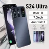 2024 العلامة التجارية S24ULTRA 7.0HD شاشة 16G+1TB SMART 8000MAH Android13 Celulare Dual Sim Face غير مقفل NFC 5G الهاتف المحمول الأصلي