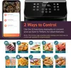 COSORI Air Fryer Oven Pro II 5.8QT Большая аэрофритюрница, сохраняемые пользовательские функции «12 в 1», кулинарная книга и онлайн-рецепты, съемная квадратная корзина с антипригарным покрытием, которую можно мыть в посудомоечной машине