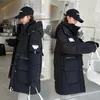 Kadın Trençkotları Kadın Kış Pamuklu Yastıklı Ceket 2023 Sıcak Kırık Ceket Kore Gevşek Artı Beden Uzun Parka Dış Giyim