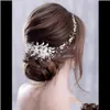 волосы Sier Color Crystal Pearl Bridal Headsded Headse Wine Headsice Decorative Women Wedding Hair Jewelry аксессуары SQRIL283X