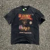 Graficzny druk 1 wysokiej jakości bawełniane topy tee High Street New Summer T Shirt Men Ubranie