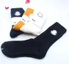 Chaussettes de créateurs pour hommes femmes coton pur respirant mode exquise couleur unie de couleur classique broderie à rayures Lettre imprimé chaussette de sport