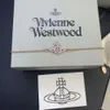 Designer Viviene Westwoods Viviennewestwood live hög version av kejsarinnan Dowager Xis fulla diamant ihåligt Saturn -armband kvinnlig nischdesign Feel Armband