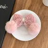 Simpatici filati di lana o capelli clip per capelli clip per capelli dolci pom-pom barrette da coprica