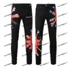 XY13 2023 New Arrivals amirs Mens AM2 Luxury Designer Denim amiiri amirly purple Jeans Holes AM Trousers amari amirl amIrs Jean COOLGUY Biker Pants Man Clothing #810t