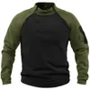 Sprzedawanie jesiennych i zimowych polarów na zewnątrz bluzy zagęszczone podwójnie pluszowe pullover standup kołnierz 2023 231222