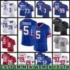 5 Kayvon Thibodeaux Saquon Barkley Football Jerseys Evan Neal New Yorks DeVito Wan'dale Robinson Giants Daniel Jones Darren Waller Xavier McKinney Lawrence Taylor