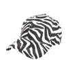 Caps de bola unissex leopardo impressão zebra impressão boné de beisebol Hip Hop Cap masculino feminino impressão de sol chapéu de sol ajustável Gorras J231223