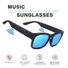 Lunettes de soleil Nouvelles lunettes de soleil 5.0 Support de casque Bluetooth HeadSets Smartes Smart Wip Sport Microphone En haut-parleur Stéréo sans fil