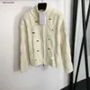 Luksusowa damska kurtka designerska odzież dla damskiej jesiennej swetra haftowane logo logo girl dzianin płaszcza