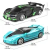 Auto elettrica/rc 1/18 auto a LED LED Auto RC 2.4G Auto sportive Remote Control per bambini che corre ragazze Drift Drift Boys Toysl231222