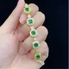 14 كيلو جولد AAAAA Zircon Bangle Bangelet Bracelets Bracelets for Women Bridal Gemstones Negstones Party Party Jewelry Gift