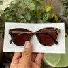 Óculos de sol France Luxury Designer Brand Cat Eye Women Tortoise Acetato Brown Lens BL1564SSUNGLASSES276F