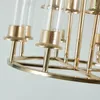 Candle Holders 2 Pcs 4 Metal Candelabra Gold Wedding Table Stand Centerpieces For Party Vase Event DIY Decoration