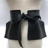 Cinture da donna cintura peplo gonna femmina in pelle in pelle di moda ladies puma nero ampio ampio vestiti designer welband213a