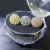 High Quality Hip Hop Jewelry Micro Pave Iced Out Lab Diamond 925 Silver Men Women Moissanite Stud Earring