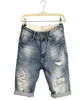 Hommes genou longueur Jeans été Denim Shorts hommes Jeans Shorts Bermuda Skate Board Harem hommes Jogger déchiré vague grande taille 28 407130225