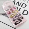 Hair Accessories 10PCS Clips Girls Colorful Pins Rainbow Color Wear Kids Headdress Toddler Headwear