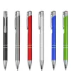 Nuovo all'ingrosso Metal Ballpoint Pens BallPen Ballpen Pen Signature Business Pen Office Student Stationery Gift 21 Colori