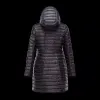 Damen Down Designer Long Down Jackets französische Brand-Schnüre-up-Winterjacke gestickt aus Buchstaben Armband Dünn und Licht