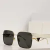 Nieuwe modeontwerp zonnebril 89 vierkante metalen frame high -end vorm eenvoudige en populaire stijl buiten UV400 Protection Glasses2631