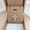 Colares de pingentes Y2K Pérola Cruz Colar Jesus Vintage Barroce Christian com e Pearls Woman Jewelry Collier Croix de Perles